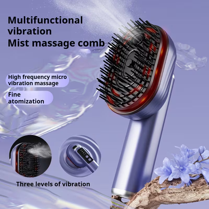 Multifunctional Electric Spray Scalp Massage Comb