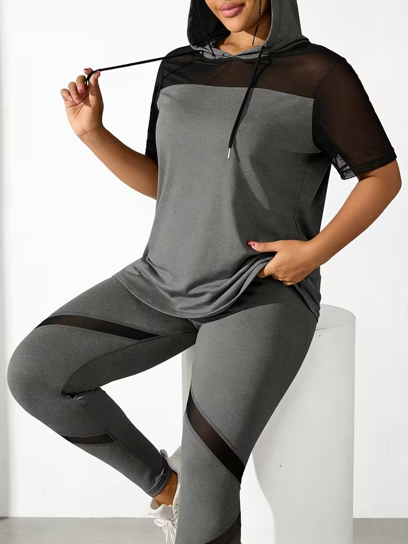Plus-size Women's Casual Sportswear Set