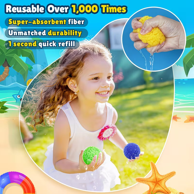 40 Sponge Water Balloon Set