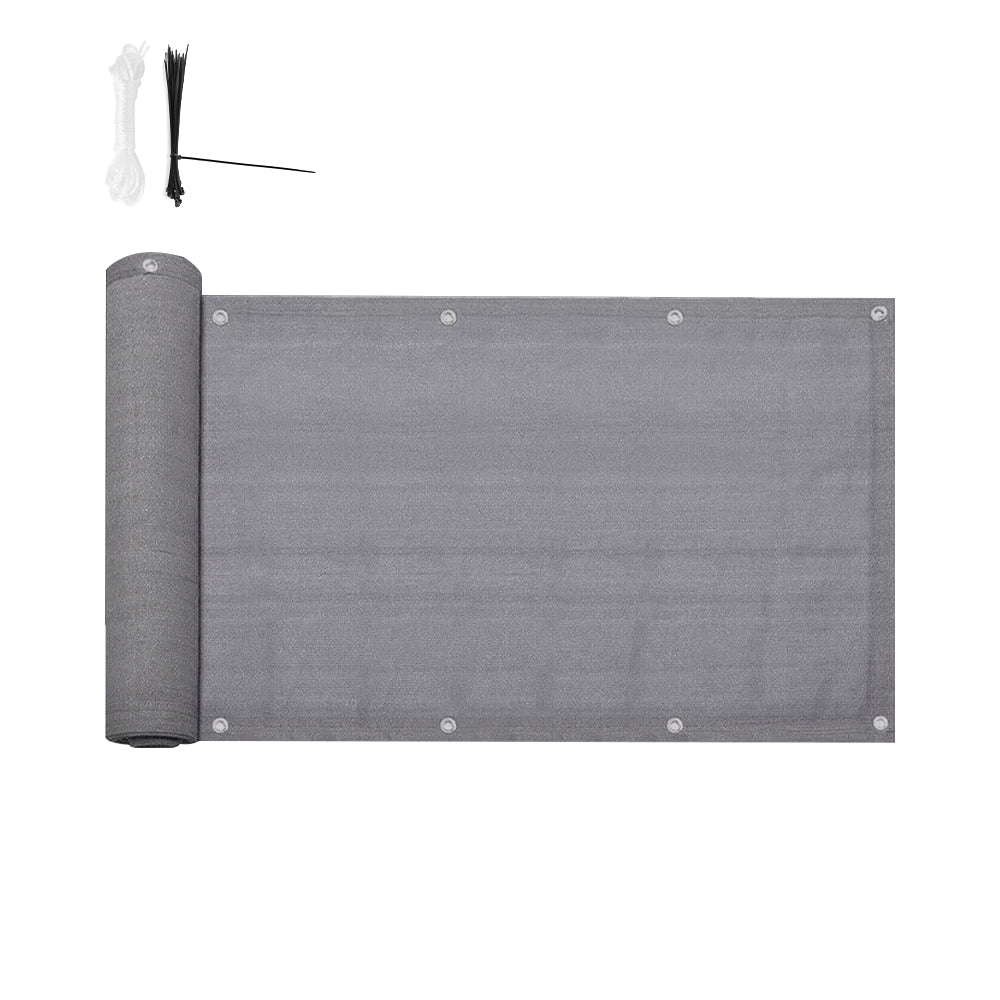 4.8m Garden Balcony Fence Cover Cloth Privacy Screen Fabric Shade Tarp Netting Mesh Cloth