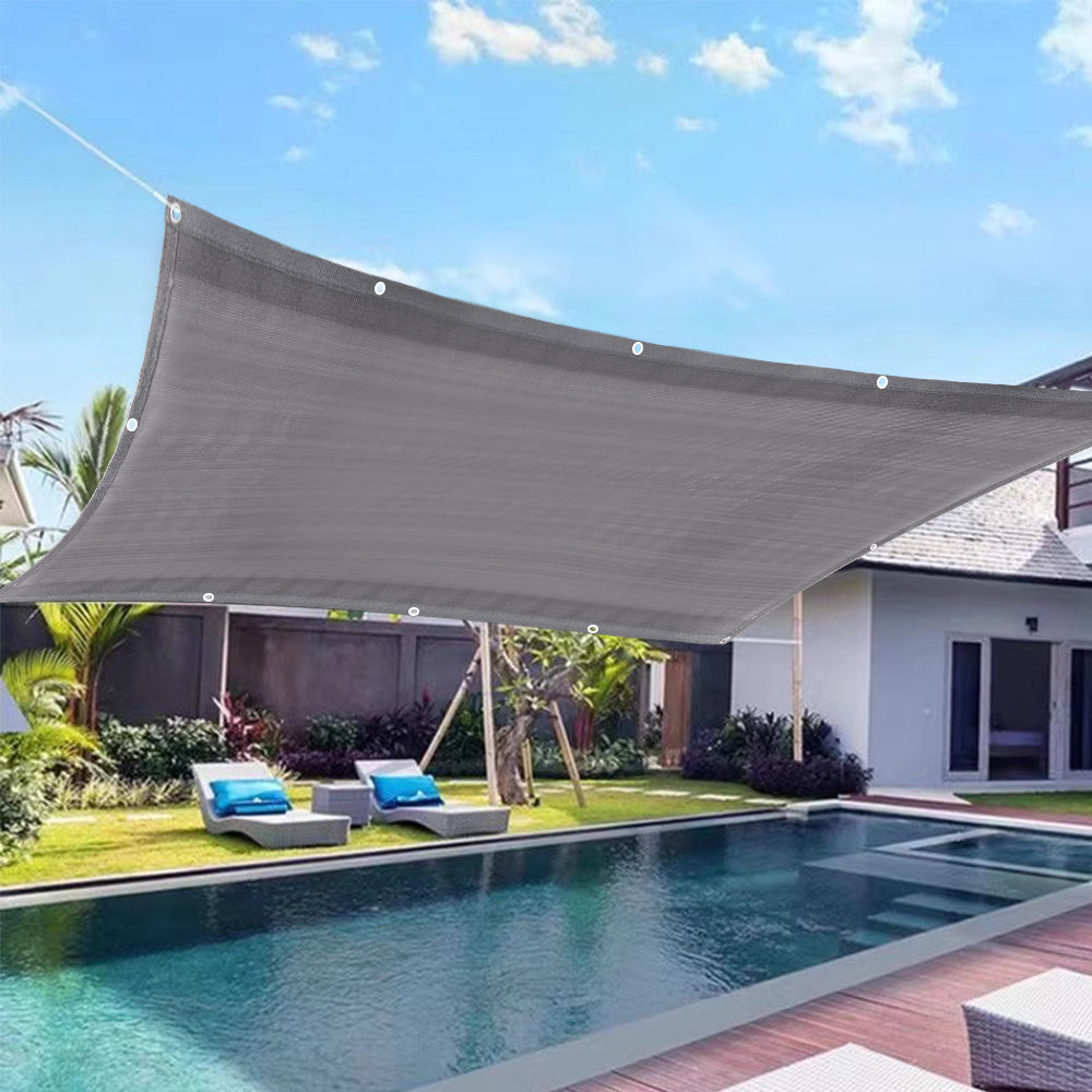 4.8m Garden Balcony Fence Cover Cloth Privacy Screen Fabric Shade Tarp Netting Mesh Cloth