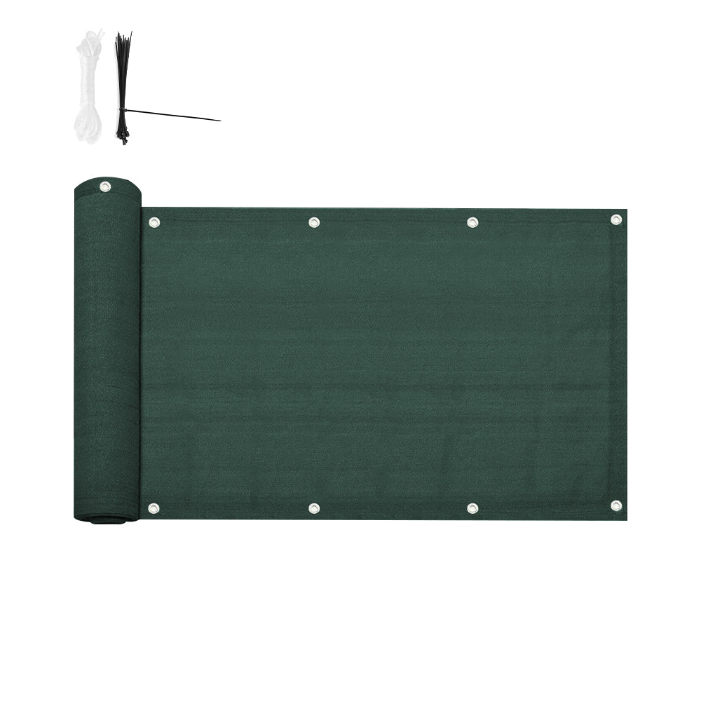 4.8m Garden Balcony Fence Cover Cloth Privacy Screen Fabric Shade Tarp Netting Mesh Cloth