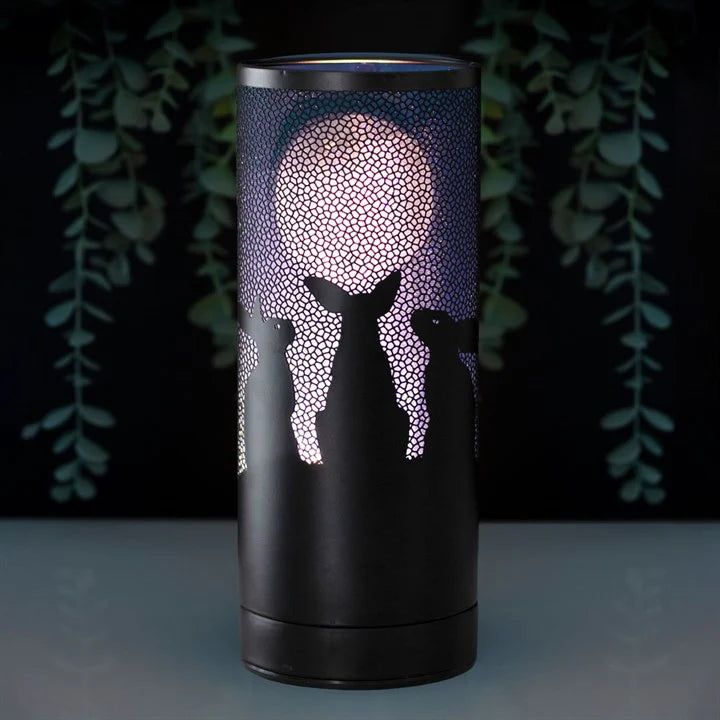 Moon Gazing Hares Aroma Lamp by Lisa Parker