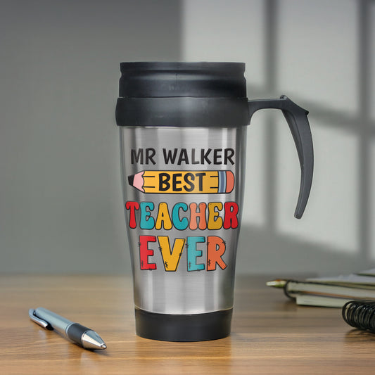 Personalised Best Teacher Thermal Mug