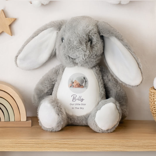 Personalised Sentimental Photo Upload Bunny