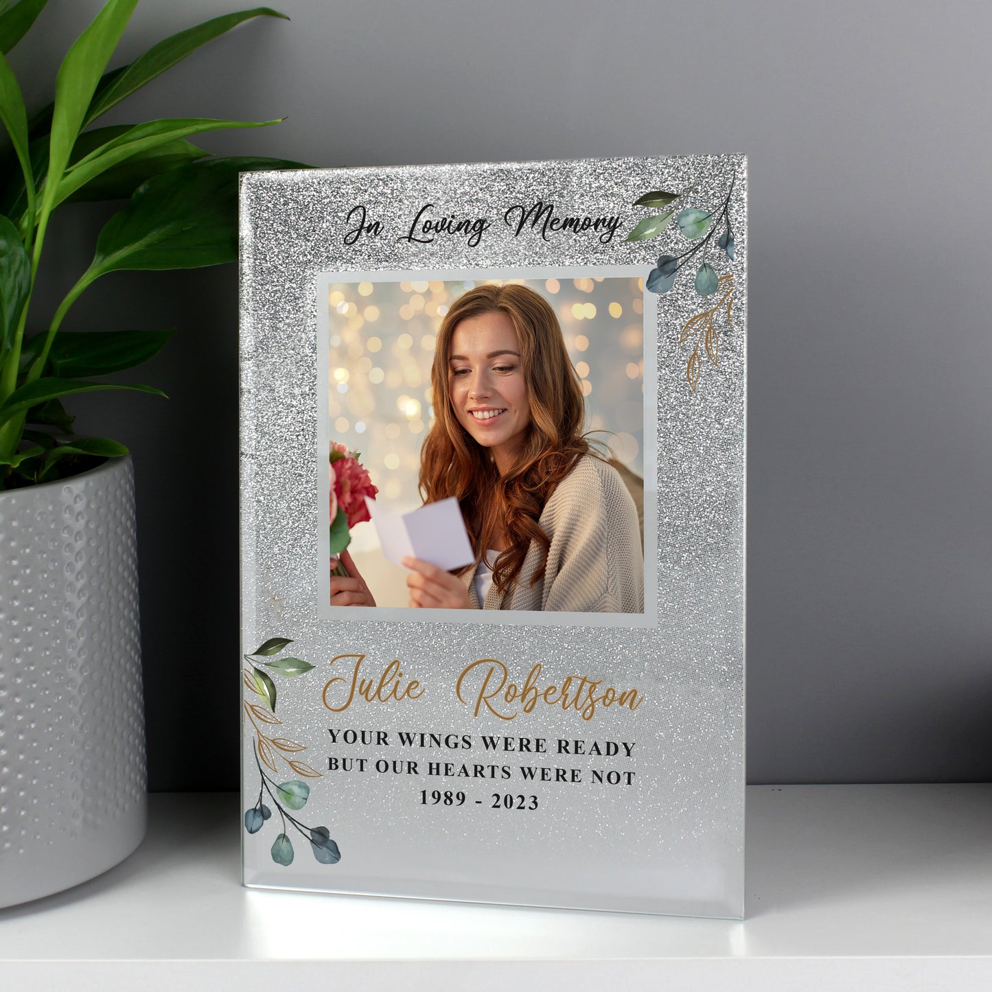 Personalised In Memory Of 4x4 Photo Frame