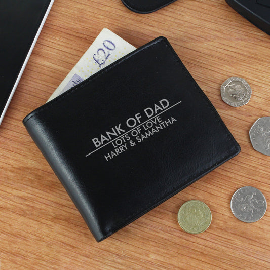 Personalised Classic Leather Wallet