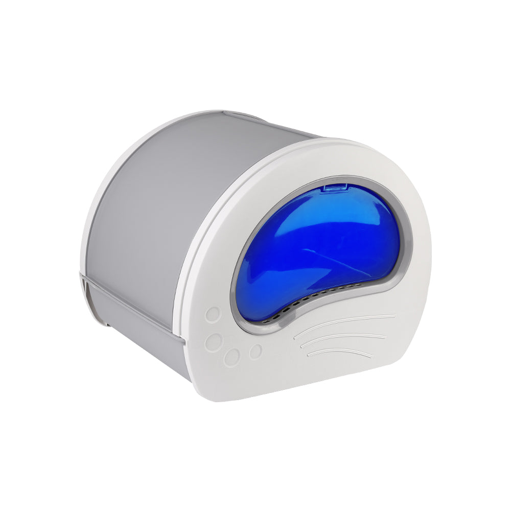 Large Cat Litter Box Anti-Splashing Cat Pan Drawer Cat Potty Tray with Sterilizing Light