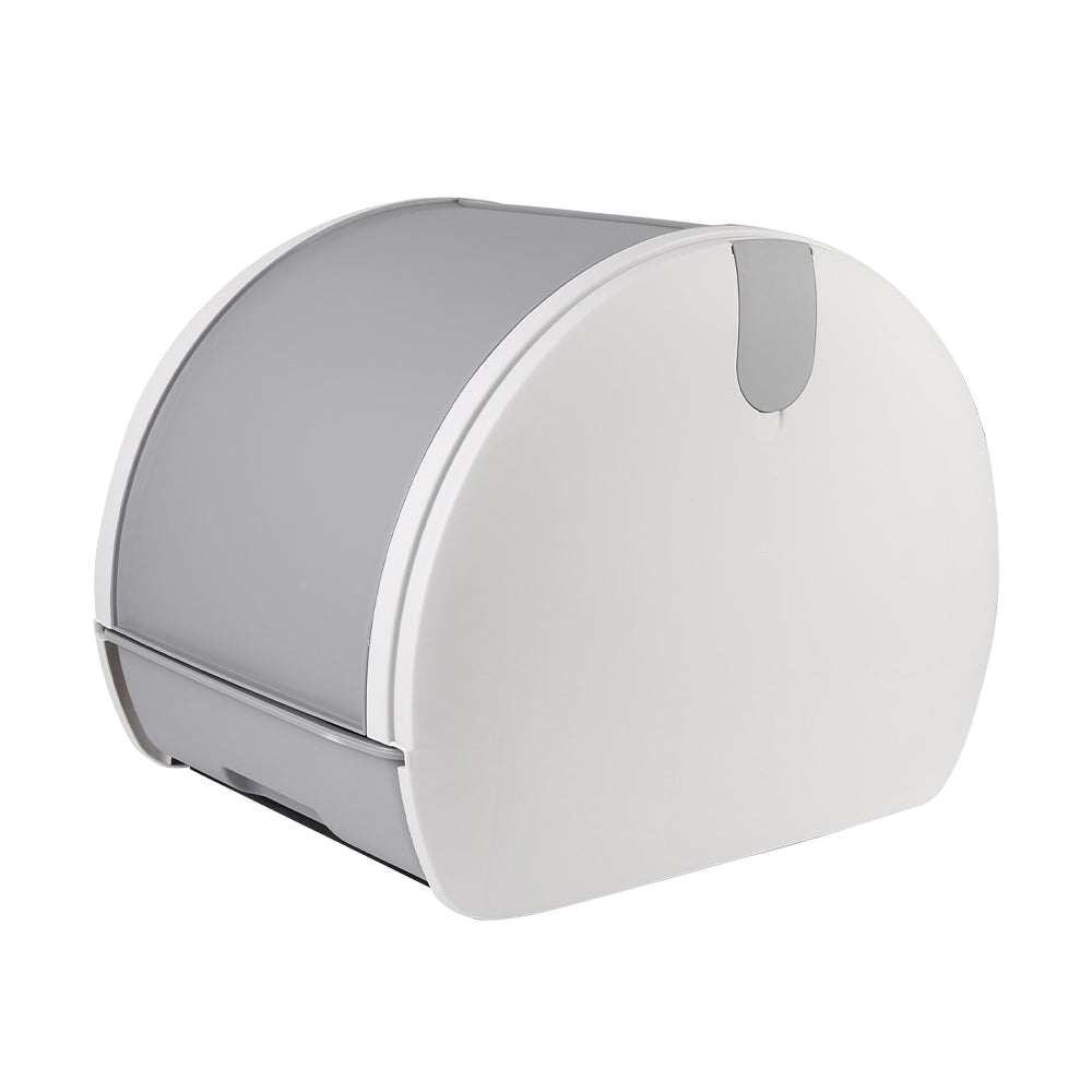 Large Cat Litter Box Anti-Splashing Cat Pan Drawer Cat Potty Tray with Sterilizing Light
