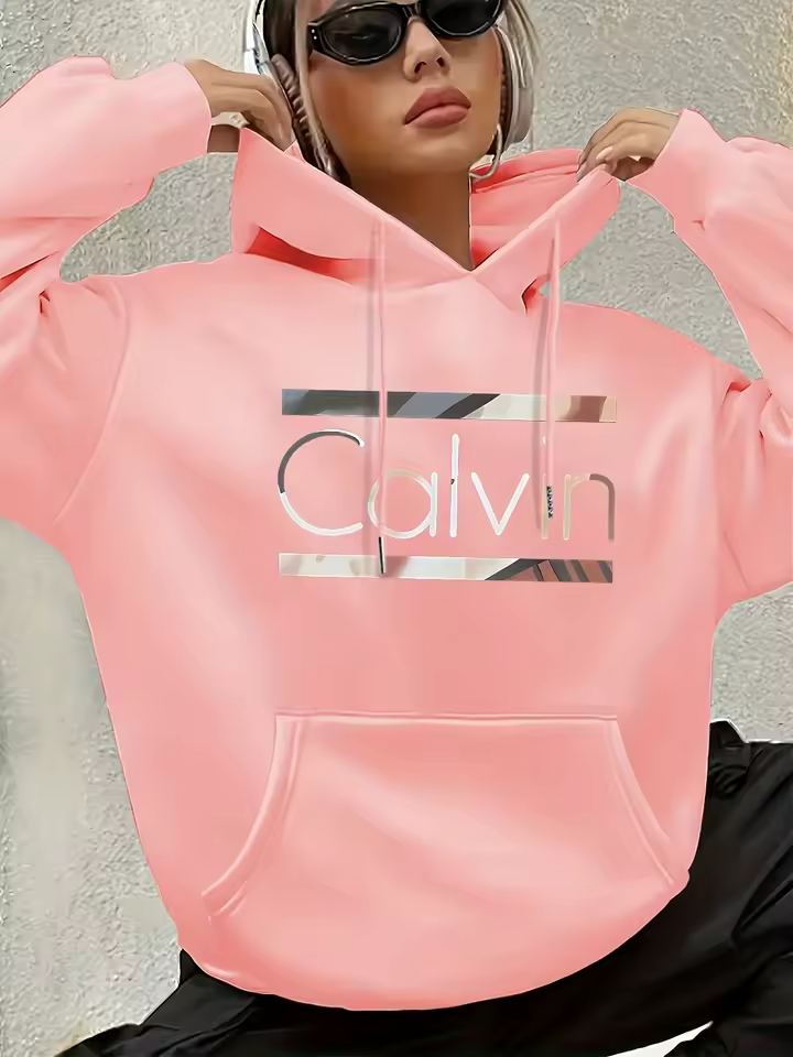 Vintage Inspired Letter Print Hoodie