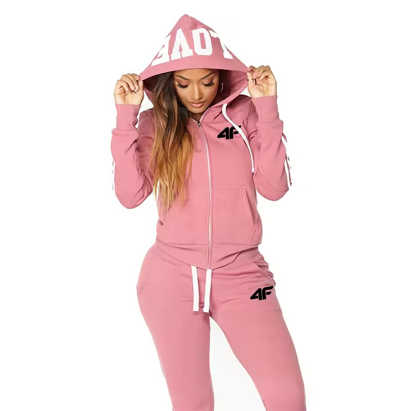Women's Tracksuit -  Hooded Sweatshirts and Sweatpants