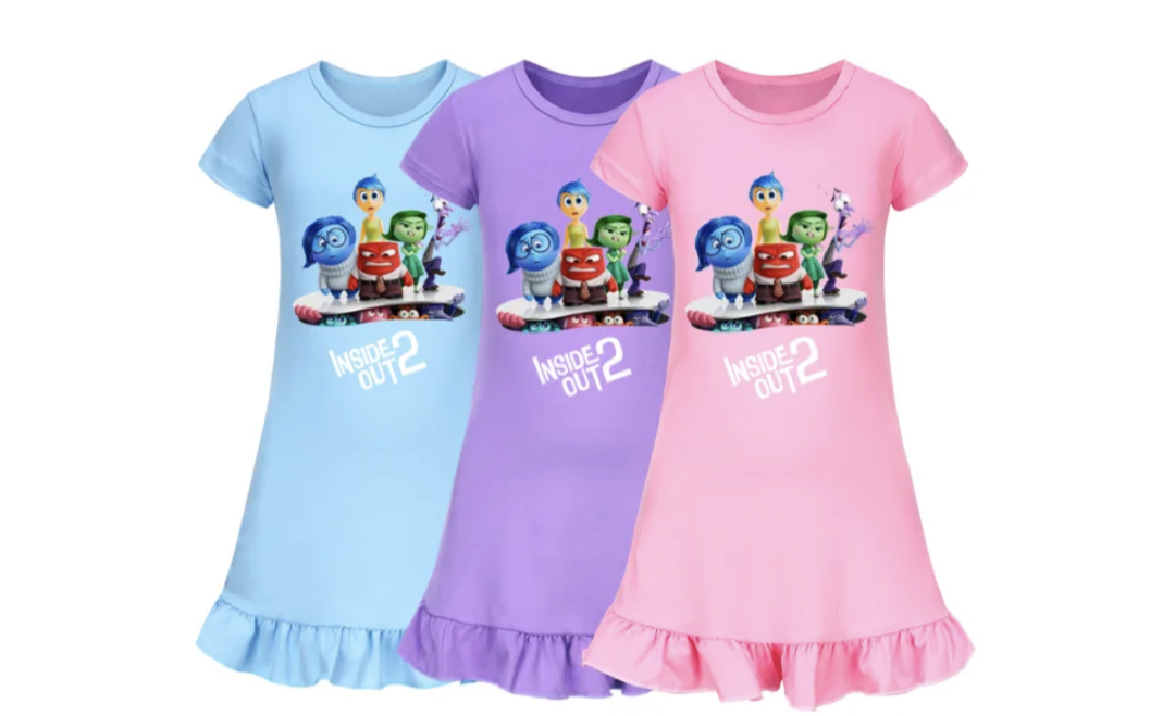 Girls INSIDE OUT Short Sleeve Dress
