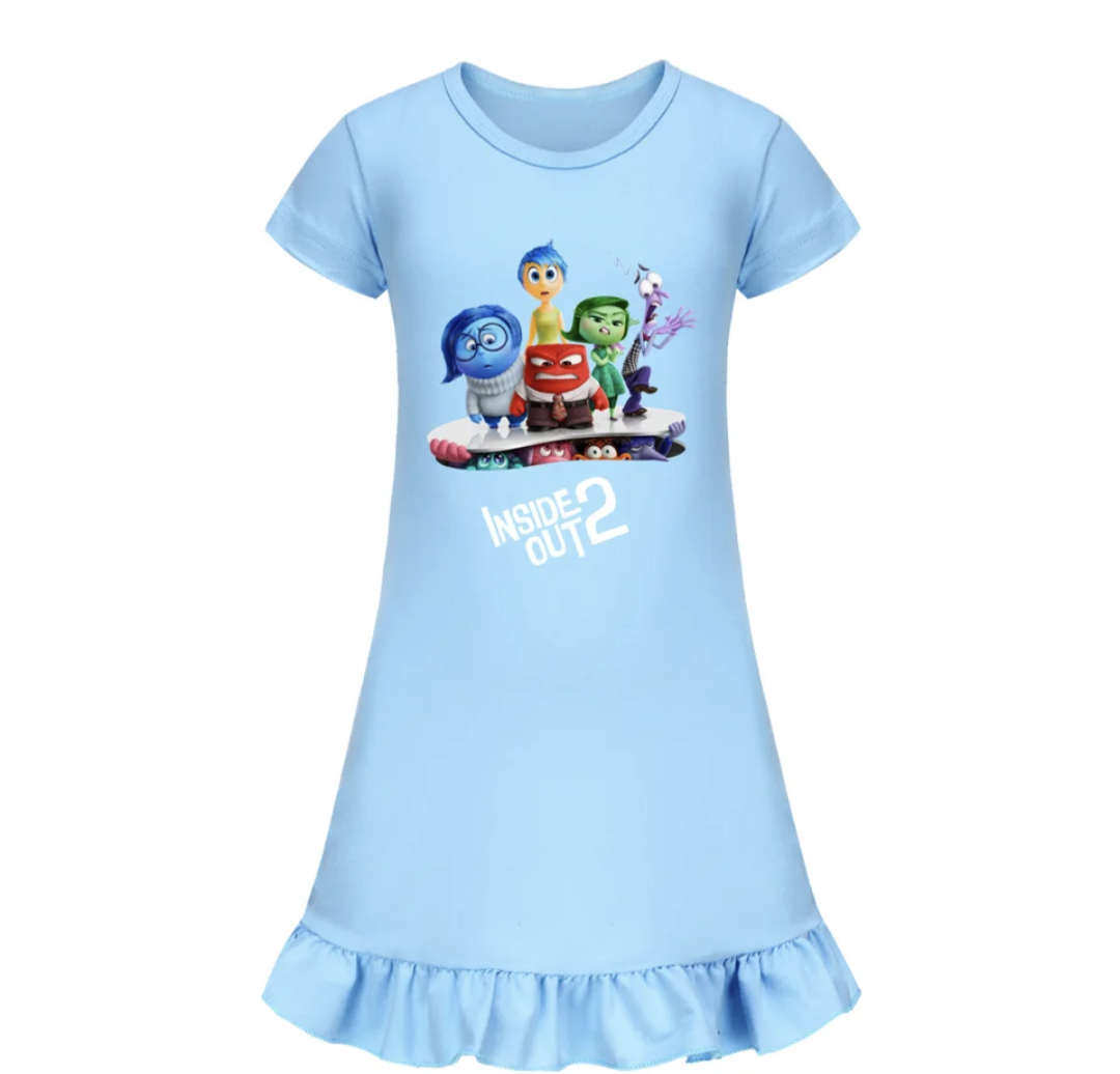 Girls INSIDE OUT Short Sleeve Dress