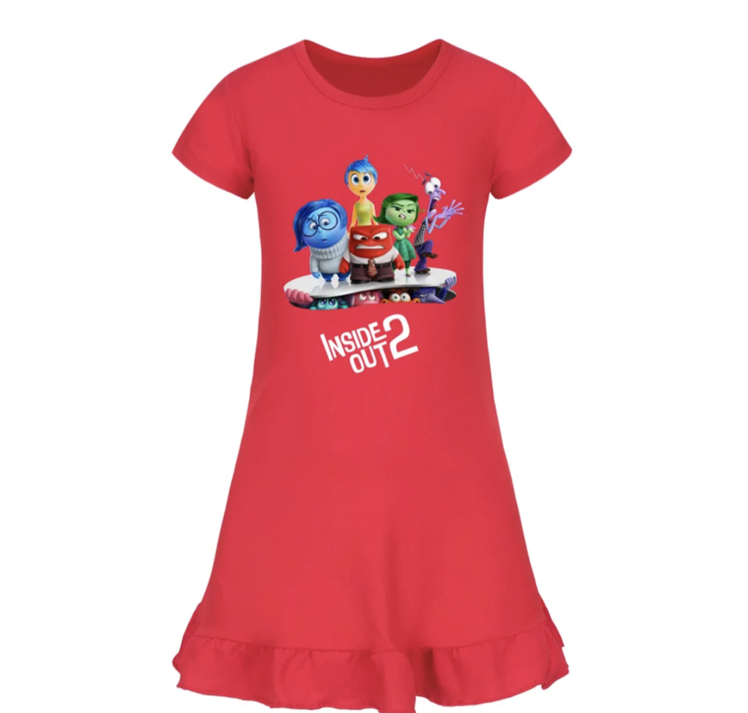 Girls INSIDE OUT Short Sleeve Dress