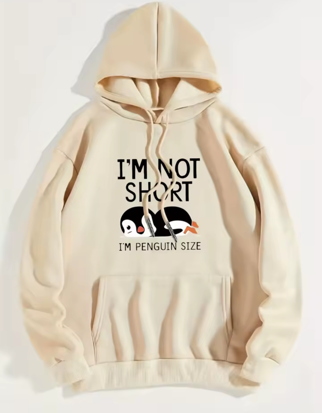 I'm Not Short Slogan Hoodie
