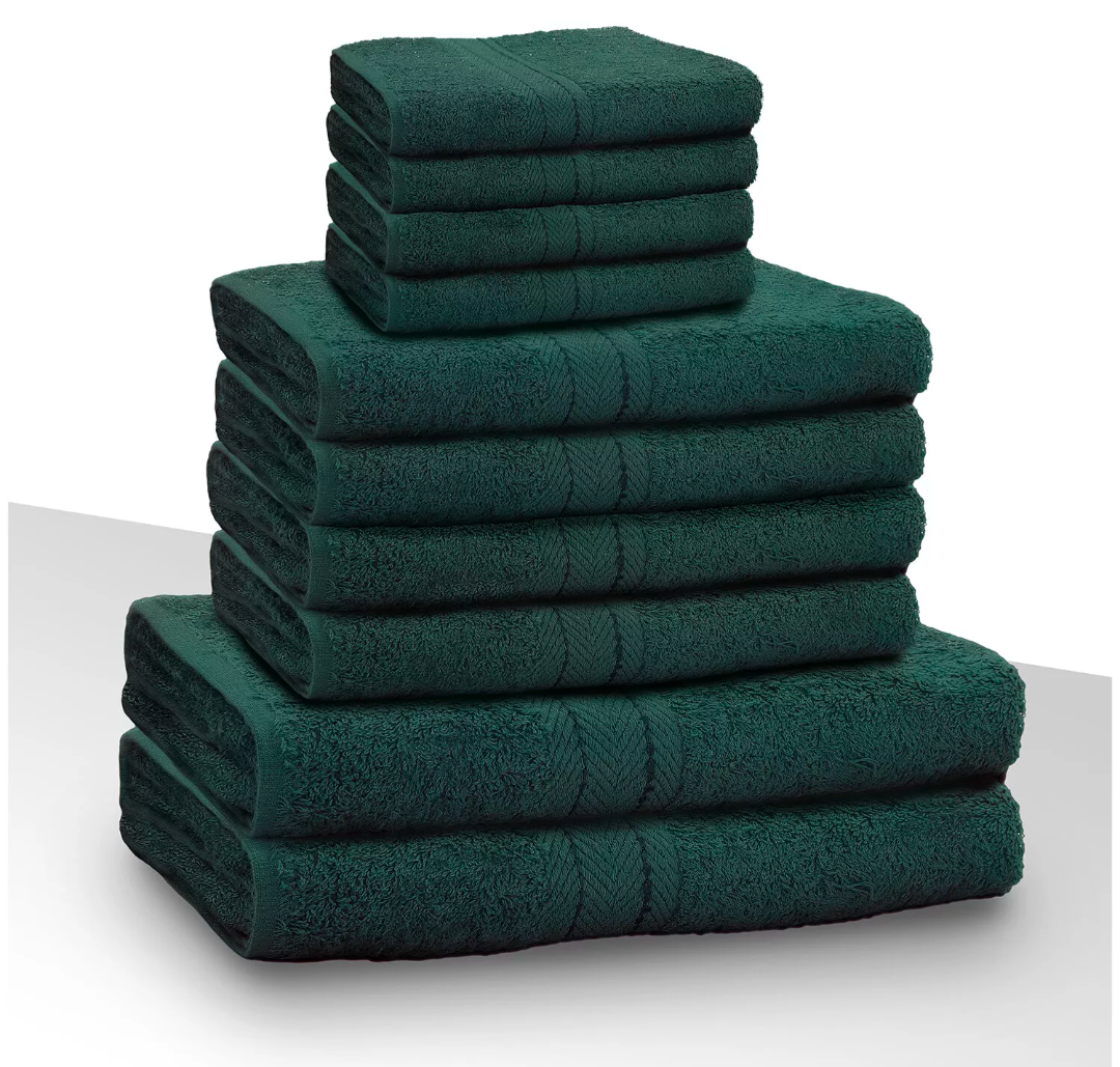 10 Pc Towel Bale Set 100% Combed Cotton