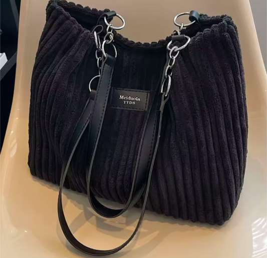 Women's Large Capacity Corduroy Fashion Bag