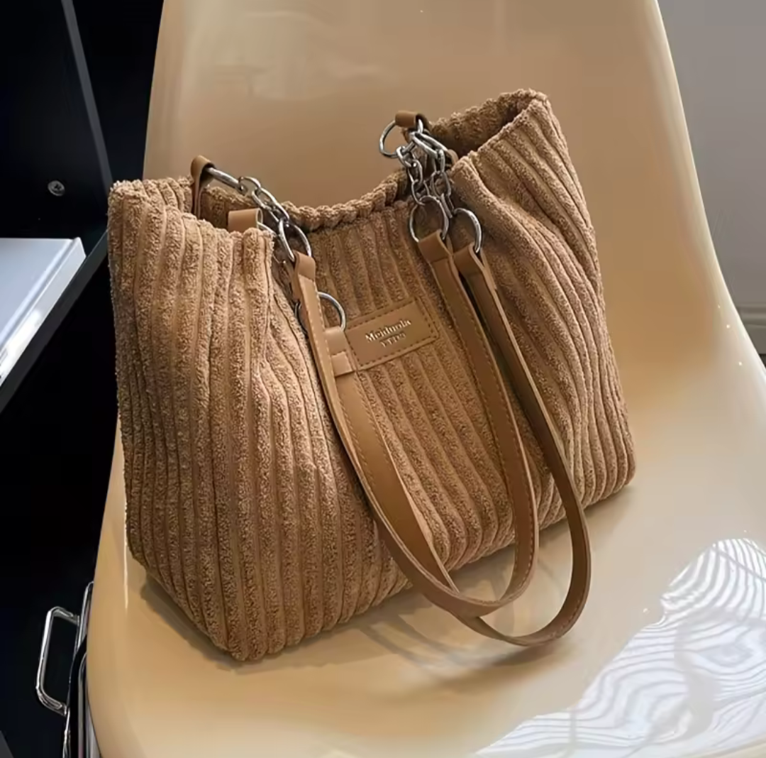 Women's Large Capacity Corduroy Fashion Bag