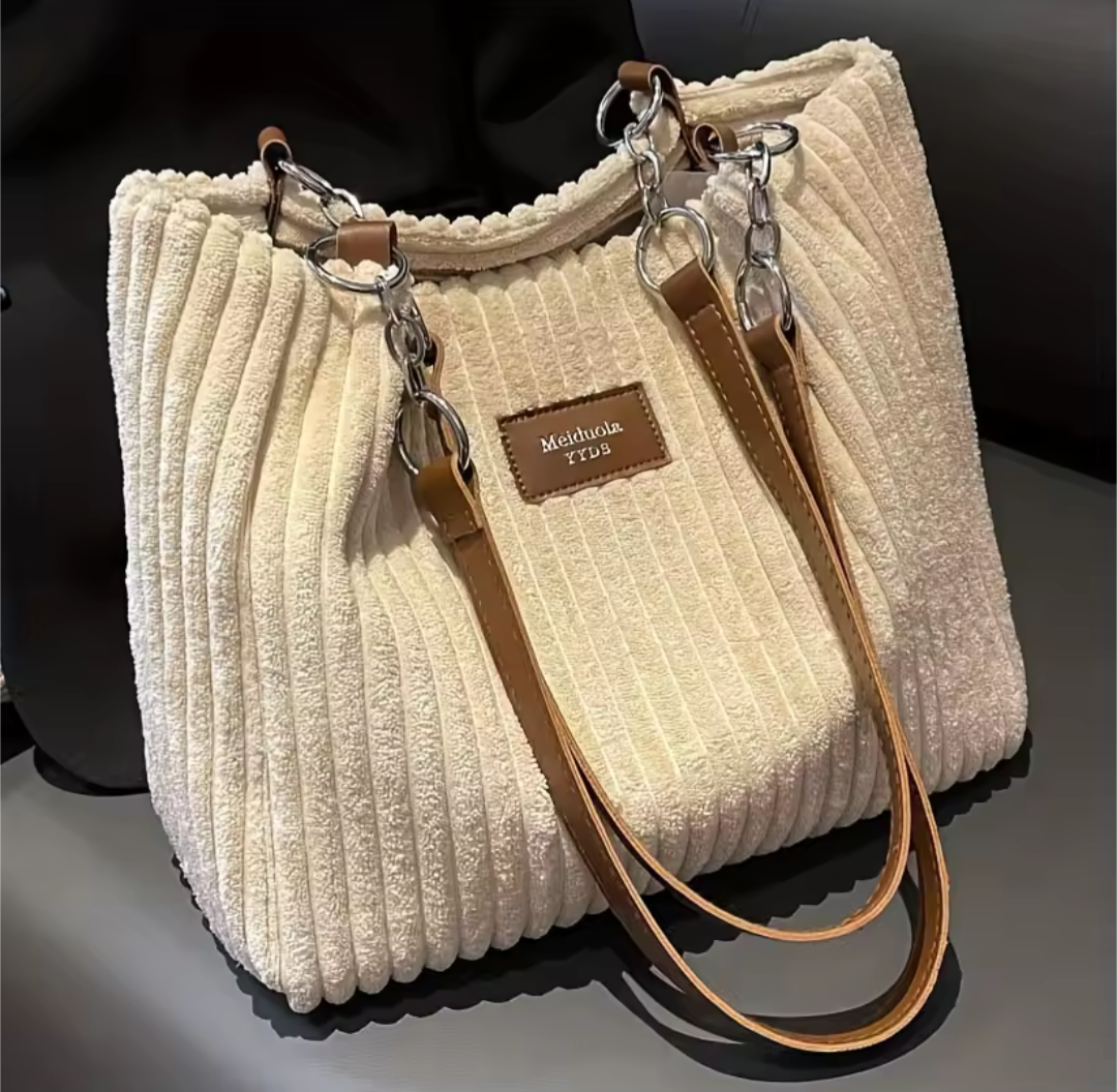 Women's Large Capacity Corduroy Fashion Bag