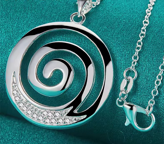 Swirl Pendant Necklace