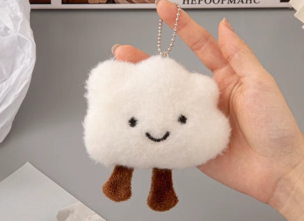 Smiling Cloud Bag , Key Charm