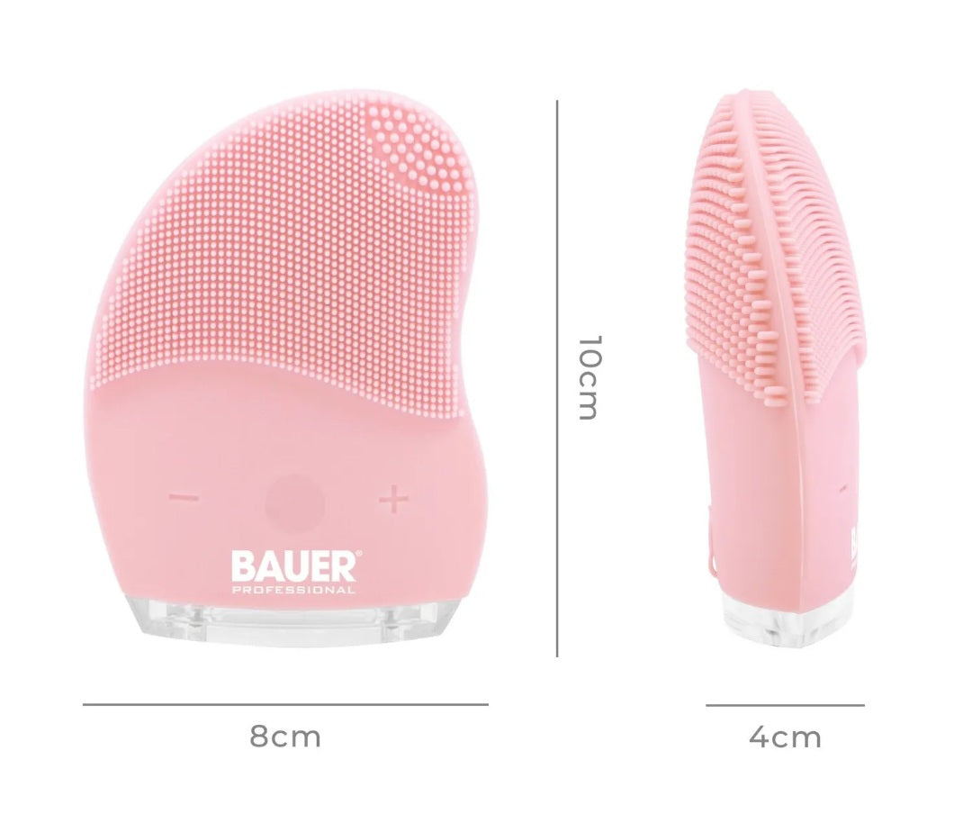 Bauer Portable Electric Silicone Facial Cleansing Brush