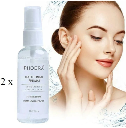 2 x Phoera Matt Finish Setting Sprays