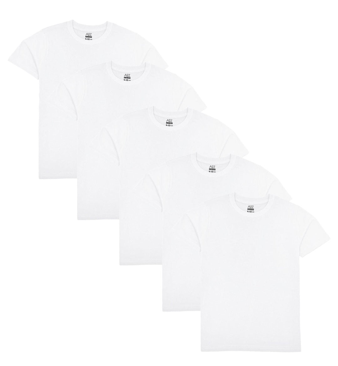 PK 5 Plain Kids PE T Shirts