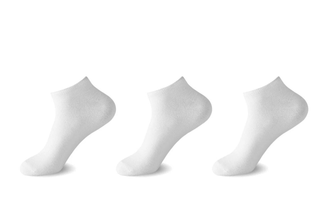 12 Pair Bamboo Trainer Socks