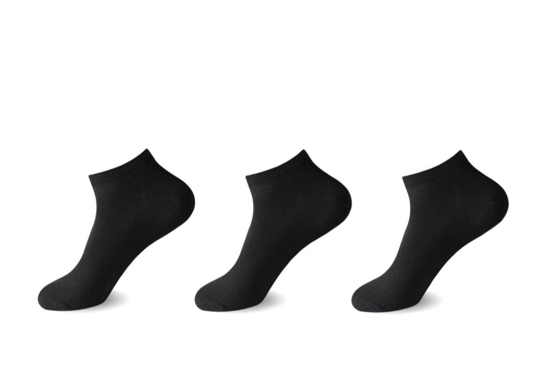 12 Pair Bamboo Trainer Socks
