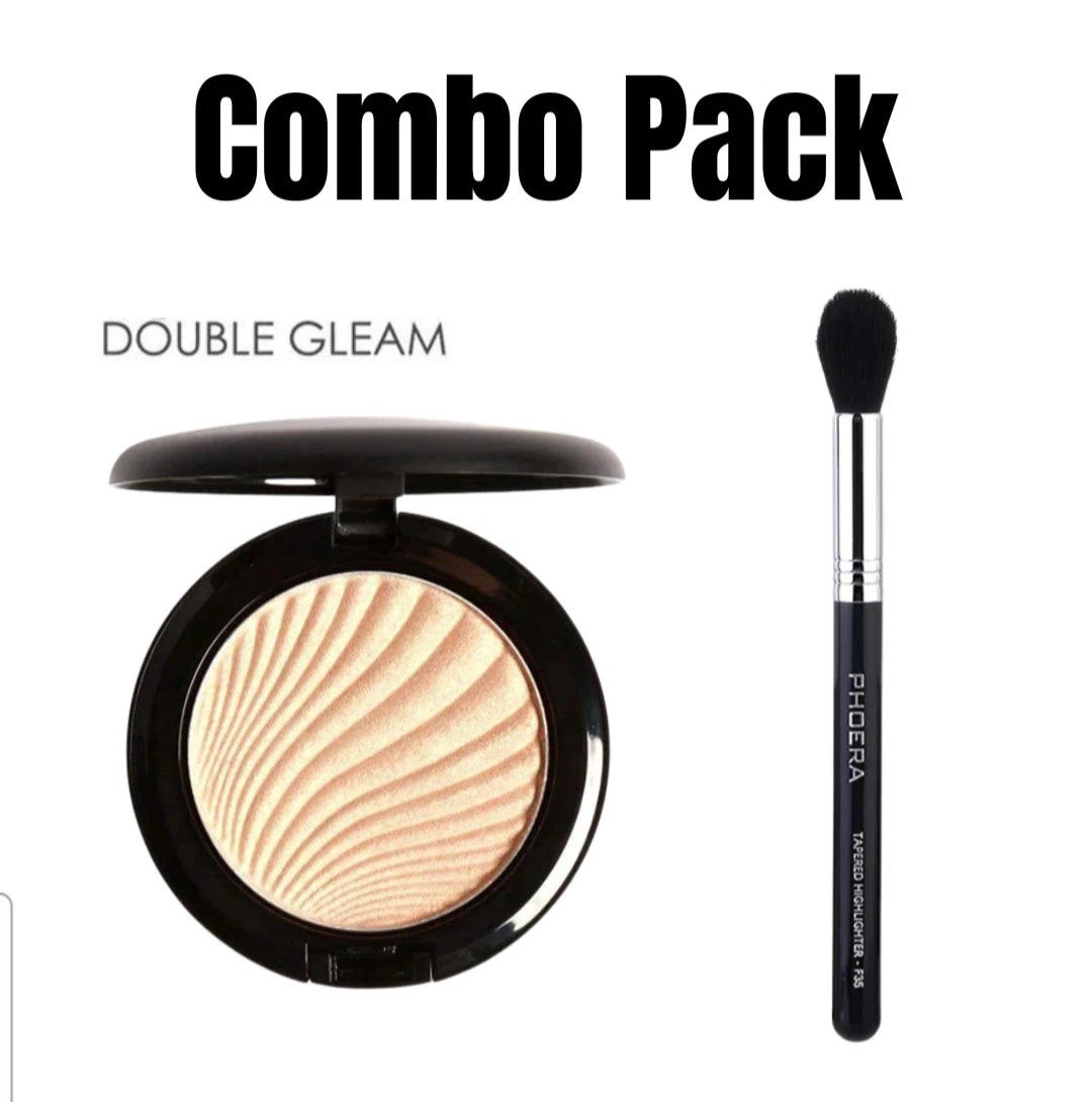 Highlighter Powder with Highligter Brush