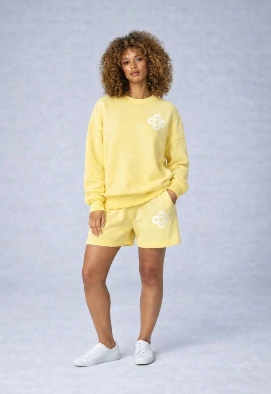 Women's Luxury Logo Design Ladies Co-Ord Lounge Wear Short Set