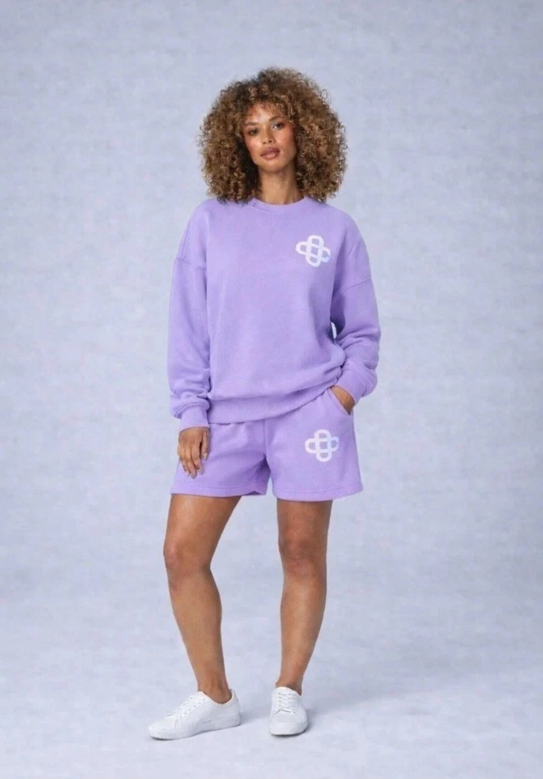 Women's Luxury Logo Design Ladies Co-Ord Lounge Wear Short Set