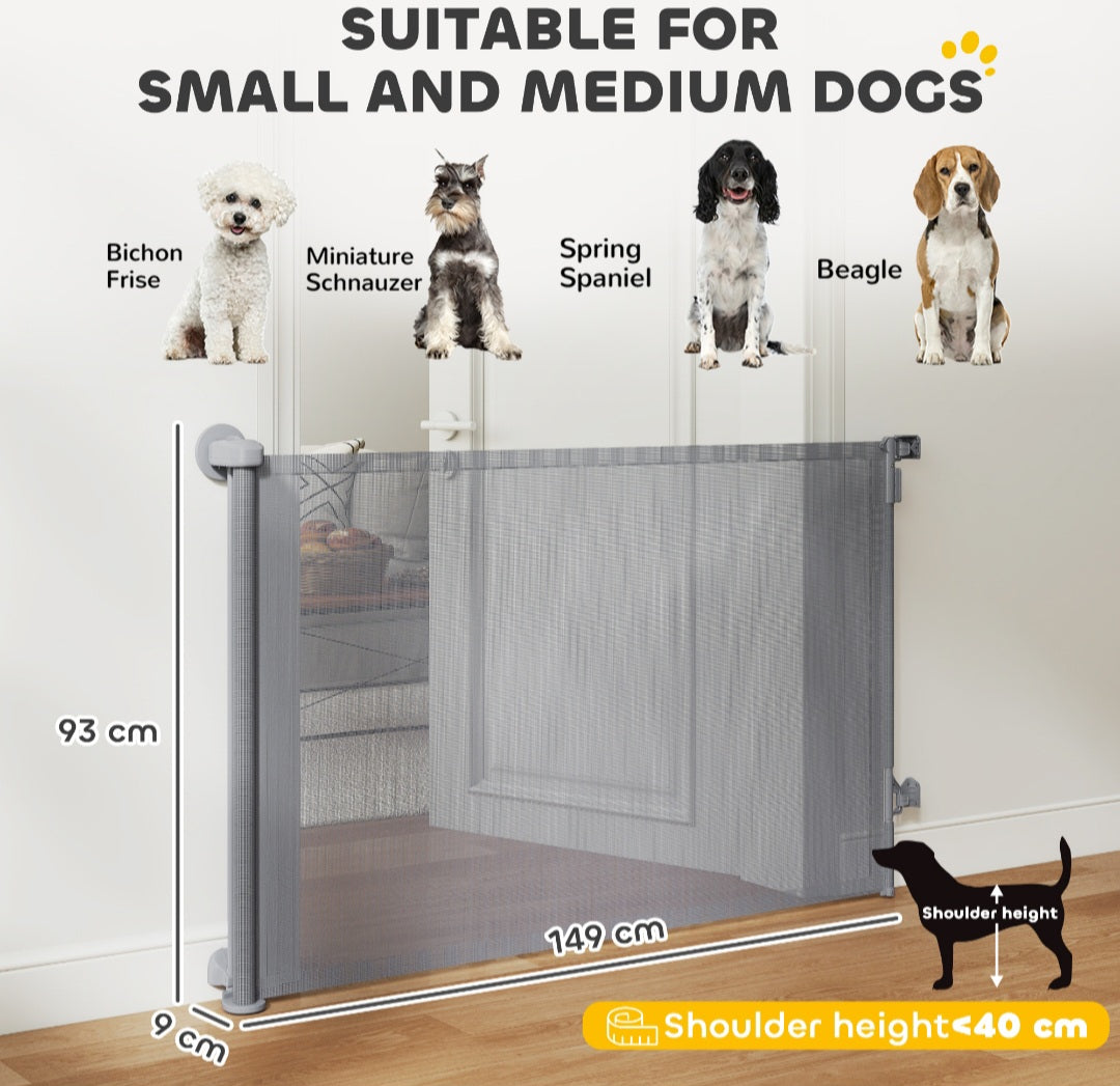 Retractable Stair Gate for Dogs