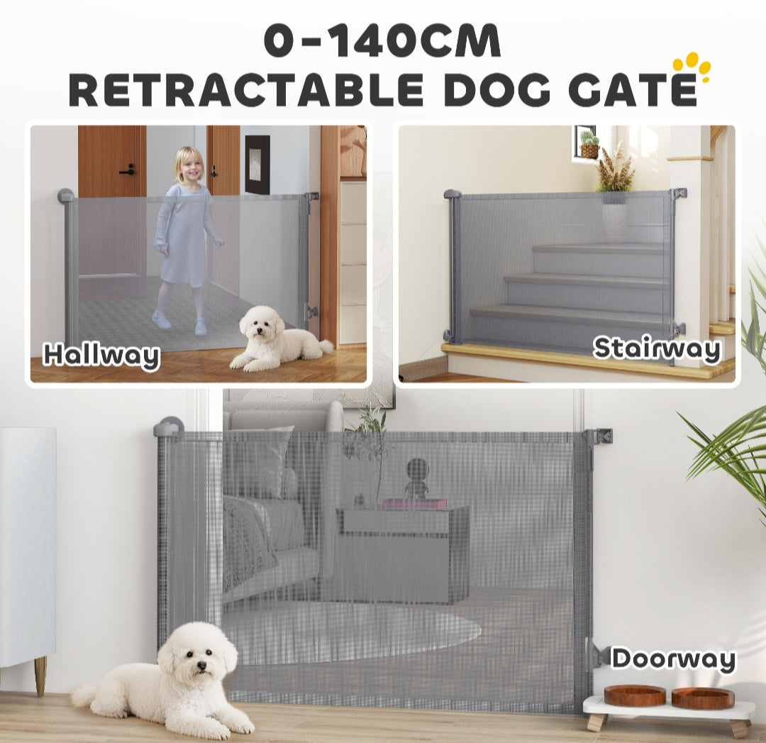 Retractable Stair Gate for Dogs