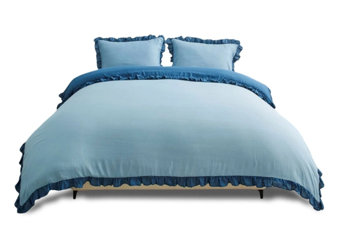Luxury Frill Duvet Cover Set