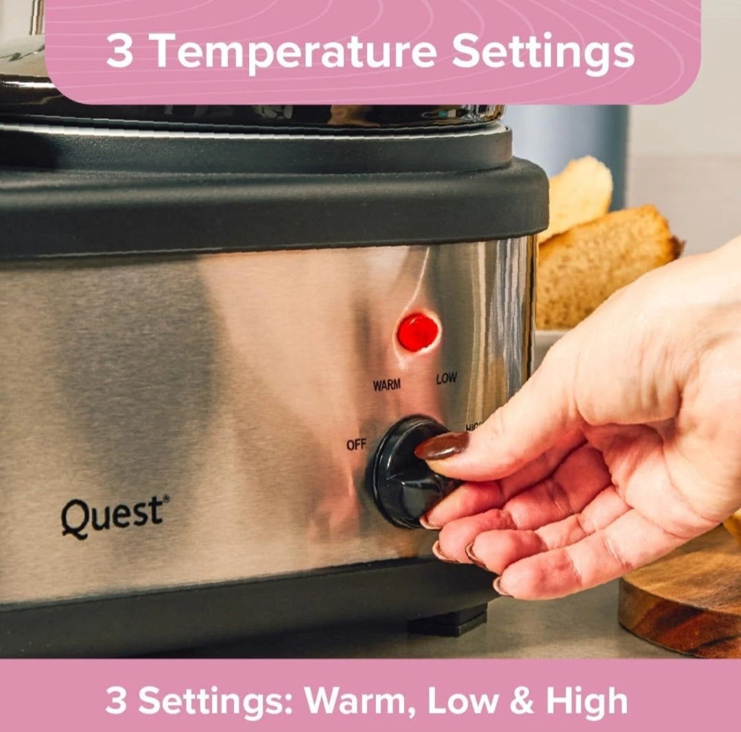 Slow Cooker 2-Pots 1.5L Buffet Server