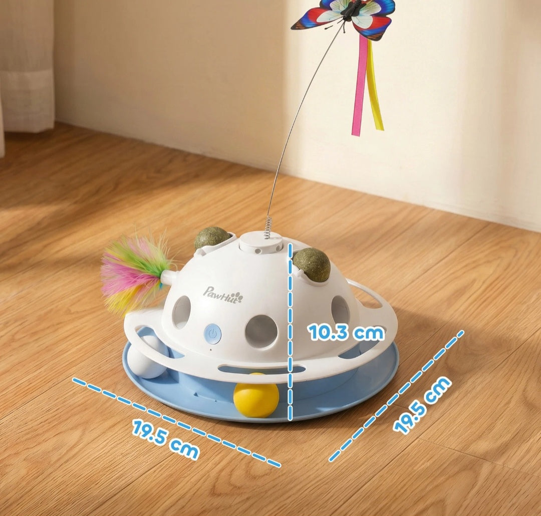 4-in-1 Interactive Cat Toys for Indoor Cats