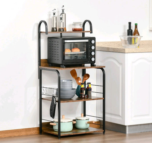 4-Tier Baker's Rack with Storage