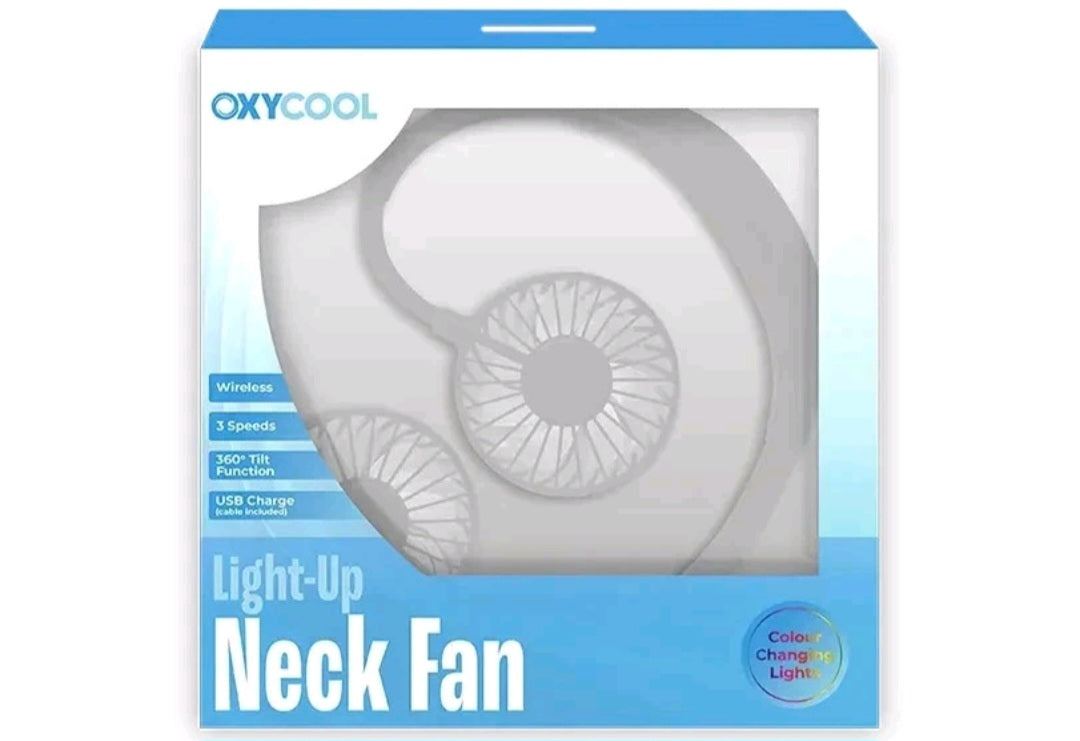 Light Up Neck Fans