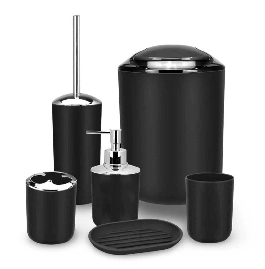 6 pc Bathroom Accessories Set