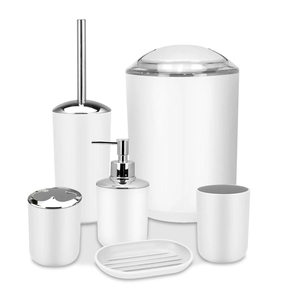 6 pc Bathroom Accessories Set