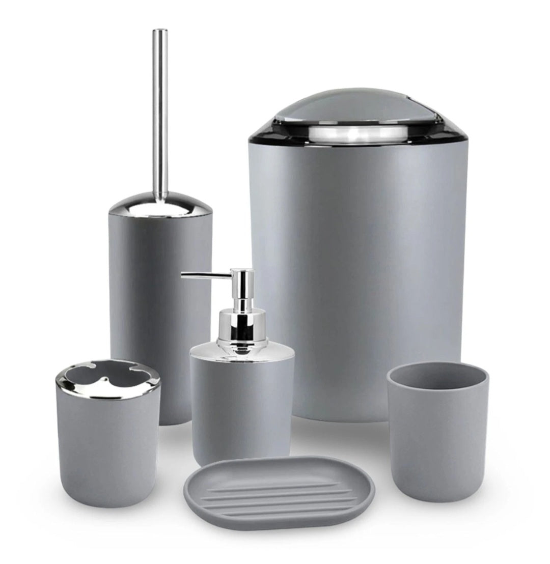 6 pc Bathroom Accessories Set