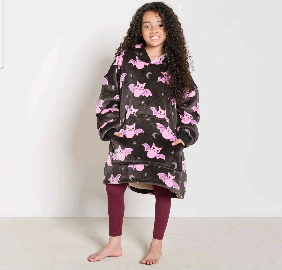Kids Halloween Hoodie Blanket