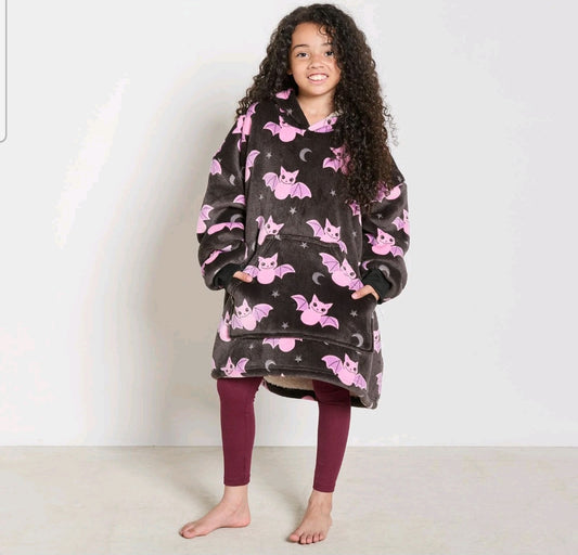 Kids Halloween Hoodie Blanket