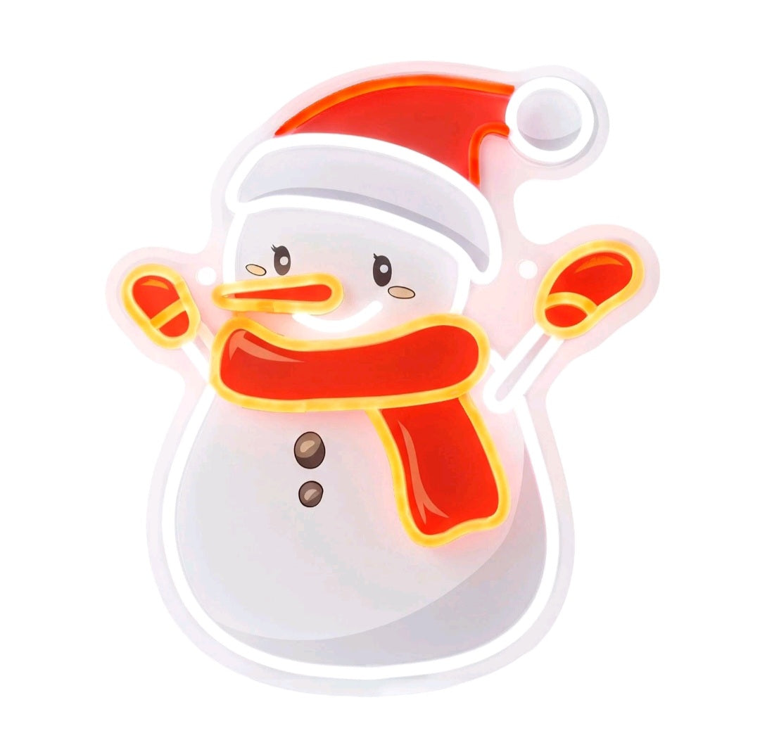 Christmas Snowman LED Neon Sign