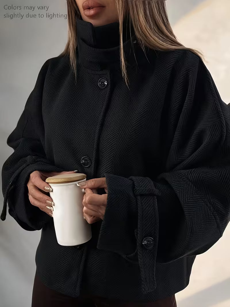 Western Women'S Elegant Fashion British Style Autumn Winter Temperament Jacket
