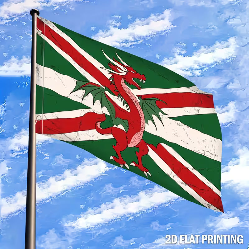 Garden Flag Welsh Dragon Flag