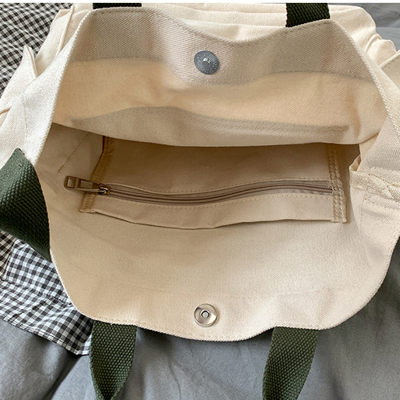 Ladies Large Capacity Niche Canvas Bag