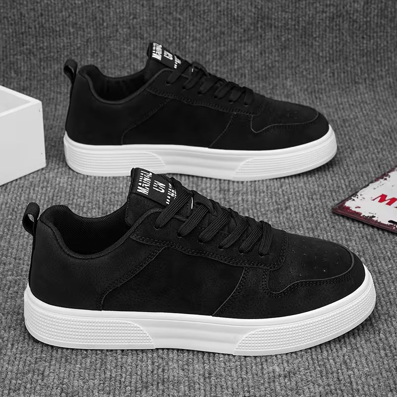 Plain Colored Low-Top Mens Trainers